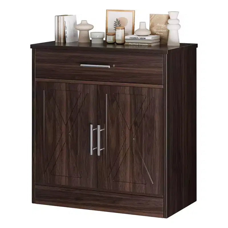 Meuble de rangement de cuisine Celebalcony avec portes, étagères et tiroirs, buffet de bar à café pour salle à manger, salon