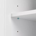 Meuble de Rangement de Salle de Bain Autoportant Moderne en Bois GDFStudio Norton avec Deux Tiroirs, Étagère Réglable et Armoire Fermée