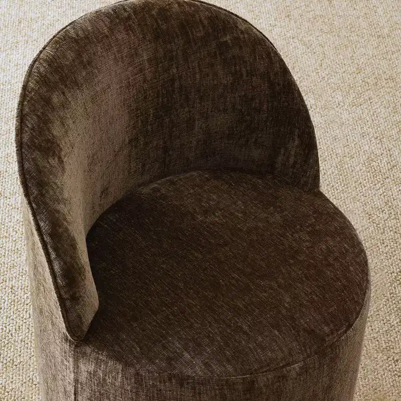 Ensemble de salle à manger 7 pièces pour cuisine, table ovale noire et chaises baquets en chenille, meubles de salle à manger modernes - Panipeachy