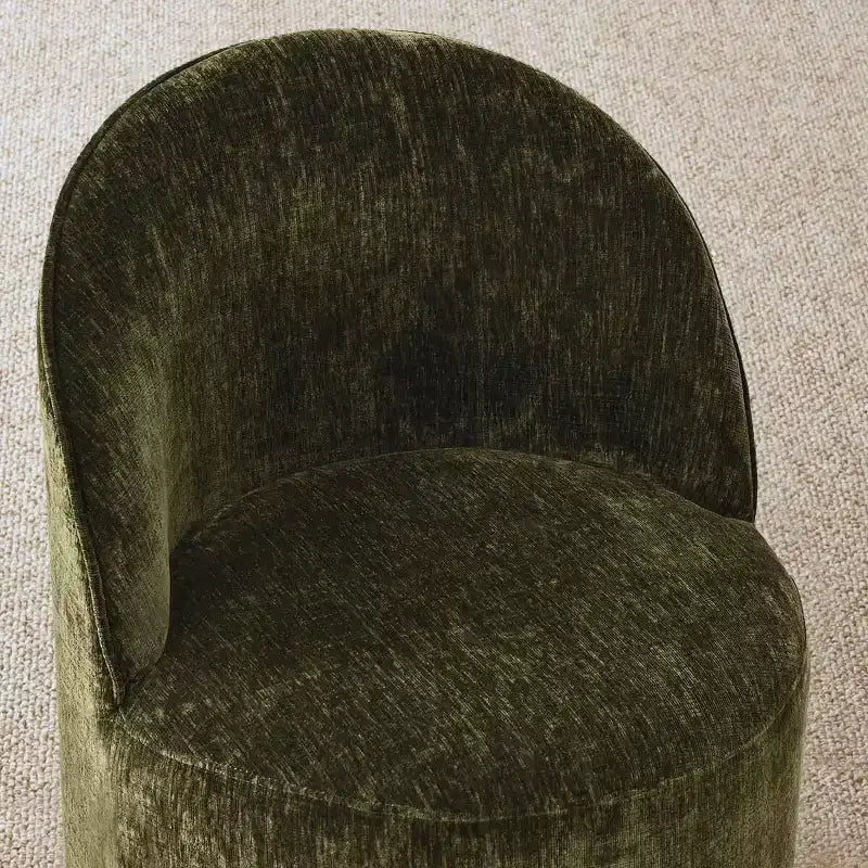 Ensemble de salle à manger 7 pièces pour cuisine, table ovale noire et chaises baquets en chenille, meubles de salle à manger modernes - Panipeachy