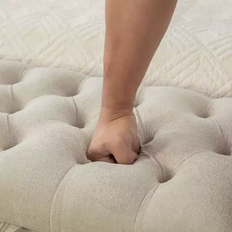 TUYOHW 65.7 Banc de Rangement Moderne avec Pieds en Bois Massif, Banc de Bout de Lit avec Accoudoir Roulé, Siège d'Entrée et Coffre à Jouets pour Salon, Chambre à Coucher