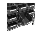 Étagère de rangement à 4 niveaux et 9 bacs Seville Classics, 36 po L x 14 po P x 31 po H