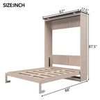 Lit escamotable Polibi Queen Size avec lumières LED intégrées