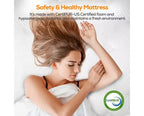 Matelas en promotion : Matelas hybride Queen 14 po dans une boîte, mousse à mémoire de forme au gel + ressorts ensachés, rafraîchissant, fermeté moyenne, soulagement de la pression, isolation des mouvements, CertiPUR-US