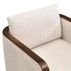 Christopher Knight Home Shan Chaises de salle à manger modernes rembourrées en bois d'hévéa (Lot de 2)