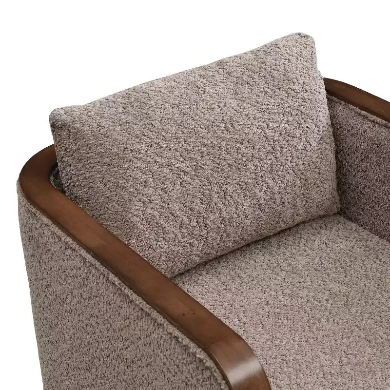Christopher Knight Home Shan Chaises de salle à manger modernes rembourrées en bois d'hévéa (Lot de 2)
