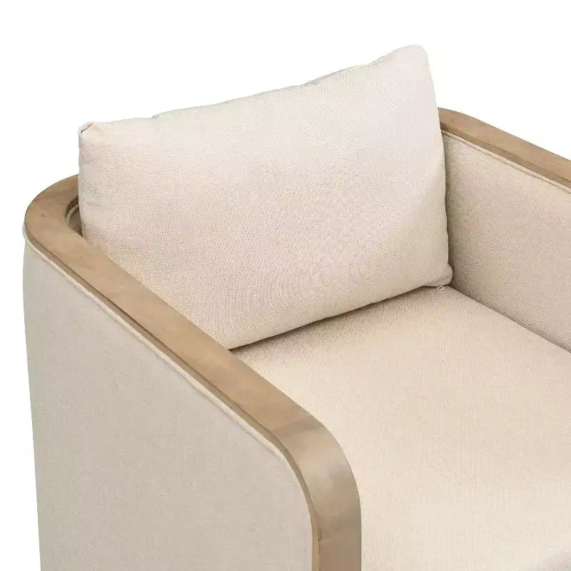 Christopher Knight Home Shan Chaises de salle à manger modernes rembourrées en bois d'hévéa (Lot de 2)