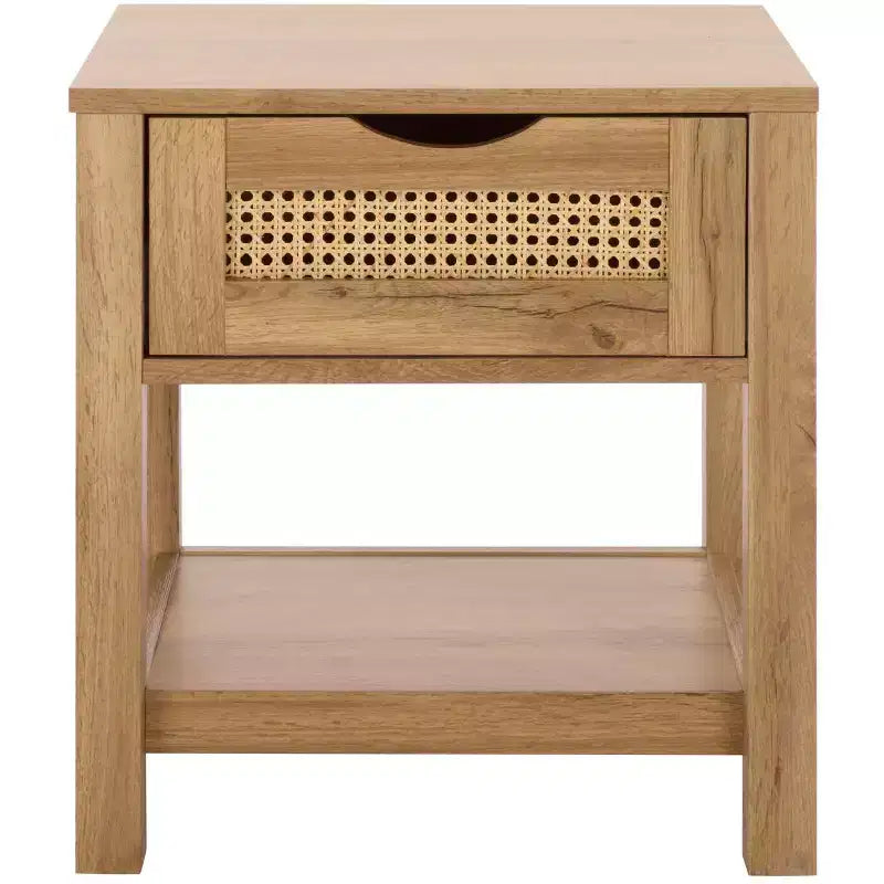 Seeley 1 Drawer Nightstand - NST3106 - Oak - Safavieh