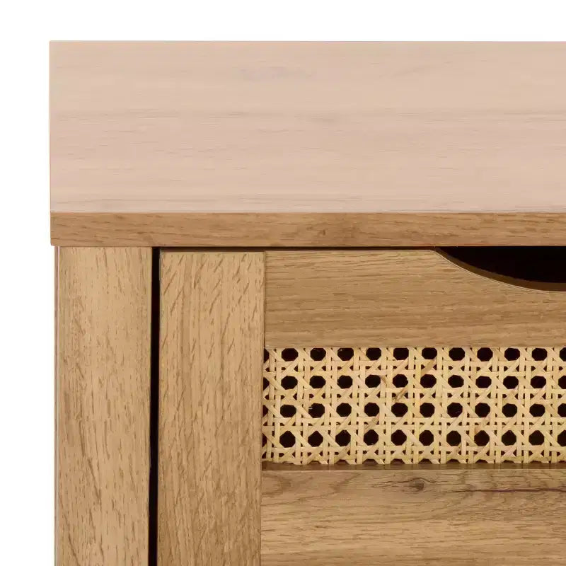 Table de chevet 1 tiroir Seeley - NST3106 - Chêne - Safavieh