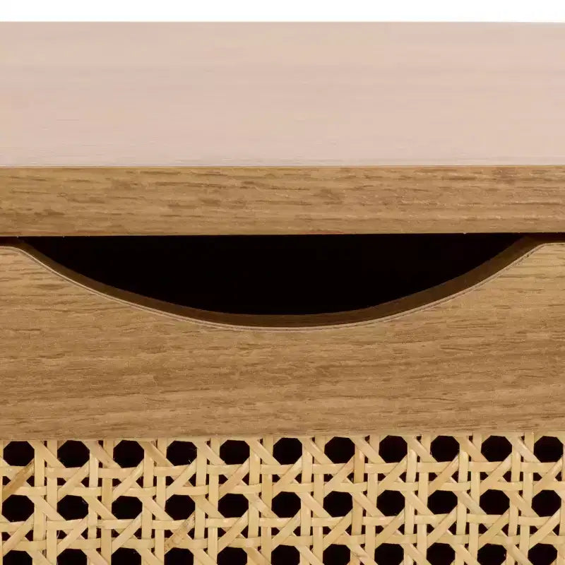 Table de chevet 1 tiroir Seeley - NST3106 - Chêne - Safavieh