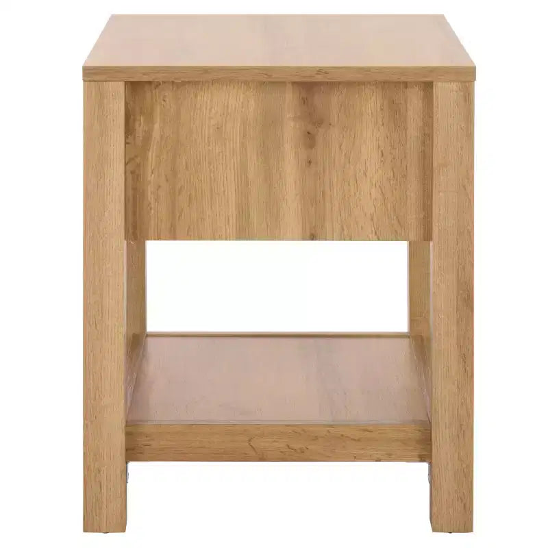 Table de chevet 1 tiroir Seeley - NST3106 - Chêne - Safavieh