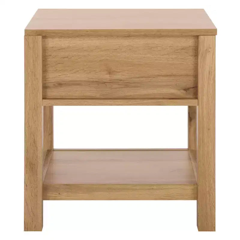 Table de chevet 1 tiroir Seeley - NST3106 - Chêne - Safavieh
