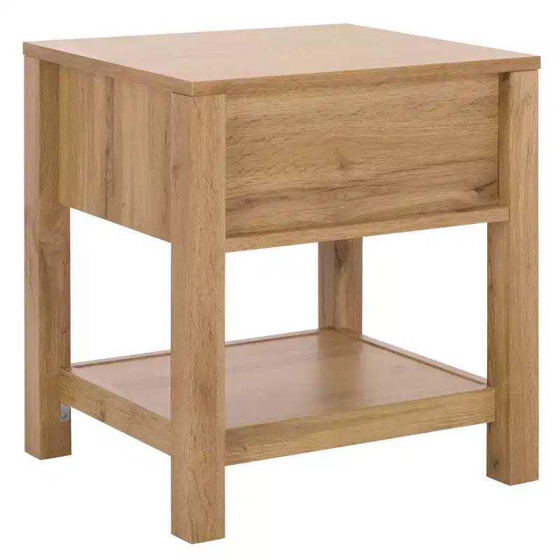 Table de chevet 1 tiroir Seeley - NST3106 - Chêne - Safavieh