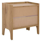 Table de chevet 1 tiroir Equit - NST3105 - Chêne - Safavieh