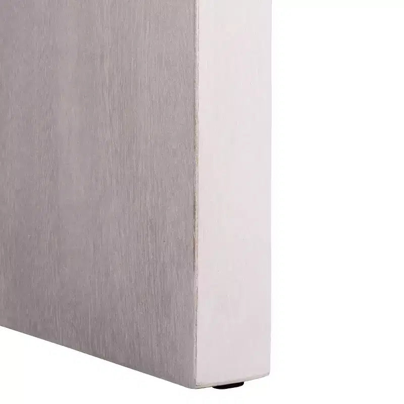 Table de chevet 1 étagère 1 tiroir Prisha - NST6611 - Blanc blanchi - Safavieh