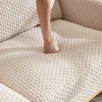 VINGLI Canapé 2 places confortable de 172 cm de large, style Mid-Century, avec support à ressorts et cadre en bois massif, petit canapé en velours côtelé