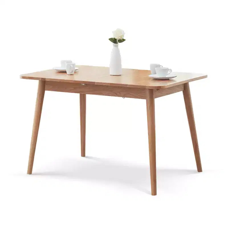 Table à manger extensible, Table en bois télescopique moderne pour 6-8 personnes, Table multifonctionnelle peu encombrante pour cuisine, salle à manger/salon, bureau