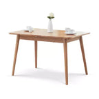 Table à manger extensible, Table en bois télescopique moderne pour 6-8 personnes, Table multifonctionnelle peu encombrante pour cuisine, salle à manger/salon, bureau