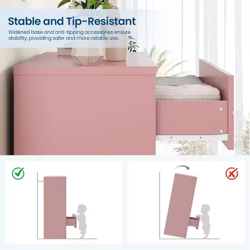 Commode haute à 5 tiroirs pour chambre à coucher, table de chevet moderne pour placard, commode en bois, armoire de rangement et organisateur en bois