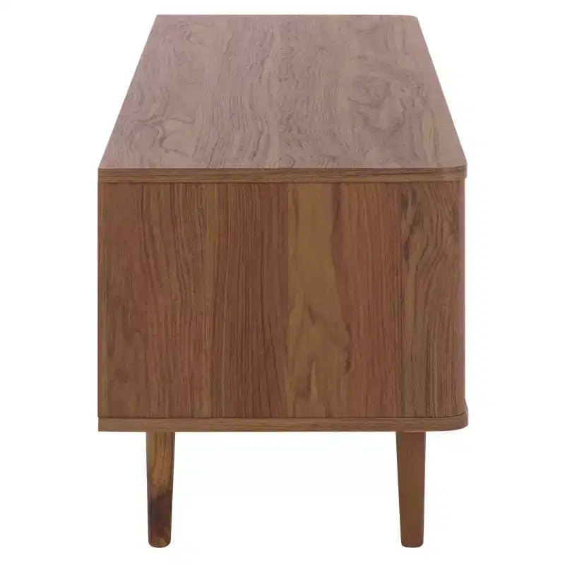 Buffet/Meuble TV 2 portes 2 étagères - MED3114 - Noyer - Safavieh