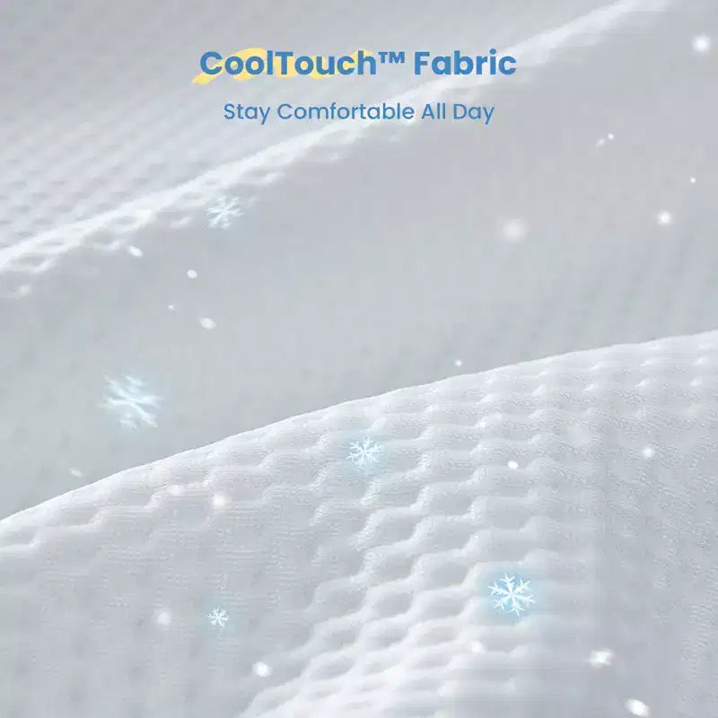 Matelas pour mini-berceau BaybyNest 38x24x4 pouces Portable Double face pour parc - Mousse à mémoire de forme rafraîchissante au gel, équilibre de la température - Certifié CertiPUR-US