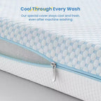 Matelas pour mini-berceau BaybyNest 38x24x4 pouces Portable Double face pour parc - Mousse à mémoire de forme rafraîchissante au gel, équilibre de la température - Certifié CertiPUR-US