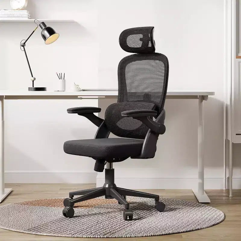 BALHAM TRADE-Chaise de bureau ergonomique Soutien lombaire réglable Inclinaison 110-130 Accoudoirs 3D avec appuie-tête
