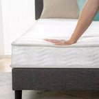 Matelas hybride ressorts et mousse Zinus 6 pouces [Nouvelle version], Lit simple, Fermeté moyenne, Soutien durable, Mousses et tissus certifiés sûrs, Matelas dans une boîte