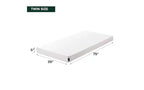 Matelas en mousse à mémoire de forme Zinus 5 Twin Cooling Essential, sans fibre de verre, fermeté moyenne, couches rafraîchissantes et respirantes, matériaux certifiés sûrs