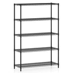 Étagère de rangement en métal à 5 niveaux Costway, capacité de 1814 kg, pour la maison et la cuisine