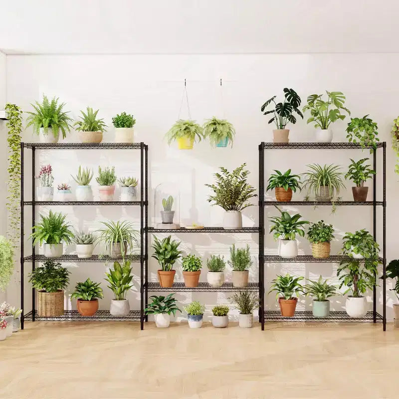 Étagère de rangement en métal à 5 niveaux Costway, capacité de 1814 kg, pour la maison et la cuisine
