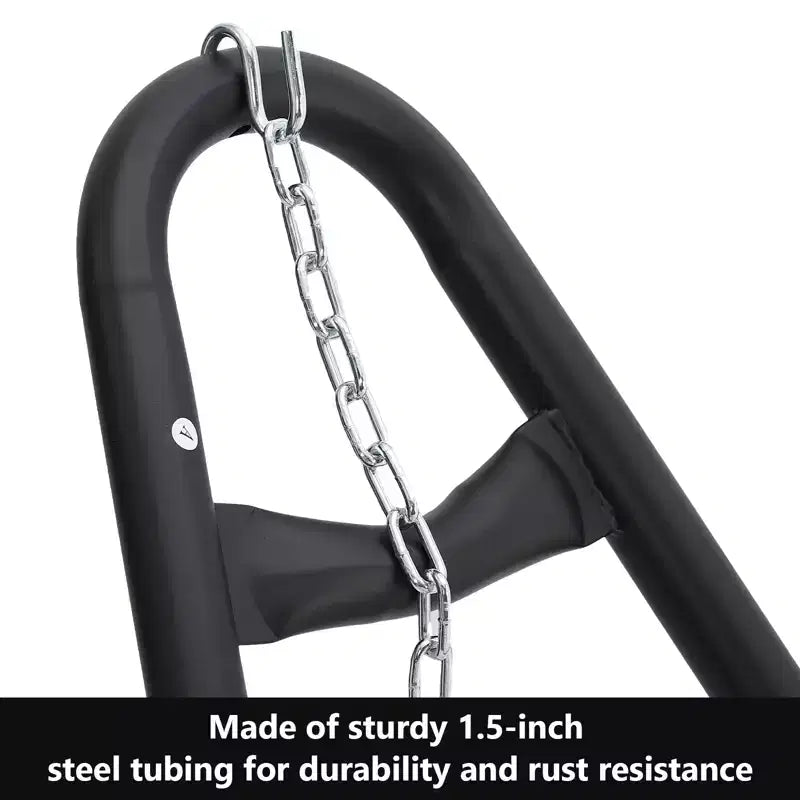 Support de hamac double universel Acekool, capacité de 250 kg, support de hamac en métal robuste pour hamacs de 2,7 à 4,3 m, patio extérieur, noir