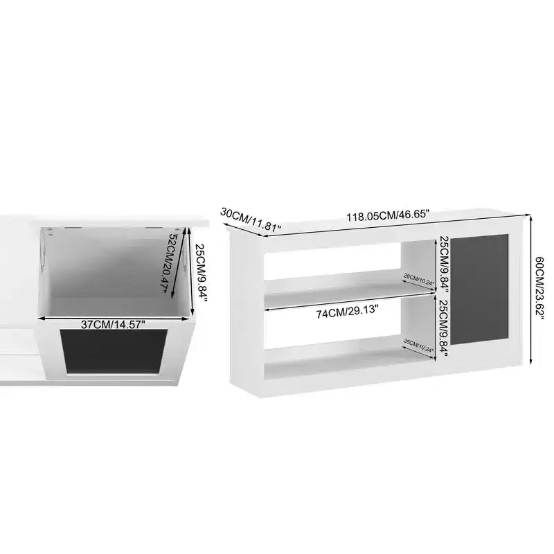 Étagère à Livres et Meuble de Rangement pour Jouets 3-en-1 pour Enfants avec Tableau Noir, Organisateur Blanc Moderne pour Salle de Jeux