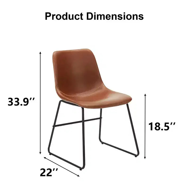 MAYEERTY Lot de 4 chaises de cuisine/salle à manger, assise polyvalente pour salle à manger et usage domestique