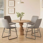 MAYEERTY Lot de 4 chaises de cuisine/salle à manger, assise polyvalente pour salle à manger et usage domestique