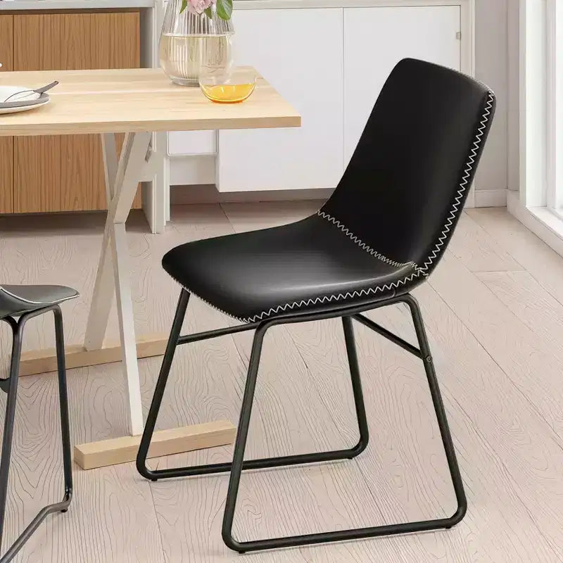 MAYEERTY Lot de 4 chaises de cuisine/salle à manger, assise polyvalente pour salle à manger et usage domestique