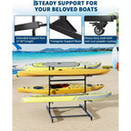 COZONY Support de Rangement pour Kayak Robuste à 2 Niveaux, Support en Acier Double Face pour Garage Quai Abri de Jardin