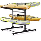 COZONY Support de Rangement pour Kayak Robuste à 2 Niveaux, Support en Acier Double Face pour Garage Quai Abri de Jardin