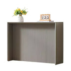 Kings Brand Furniture Lira – Console contemporaine avec façade ondulée