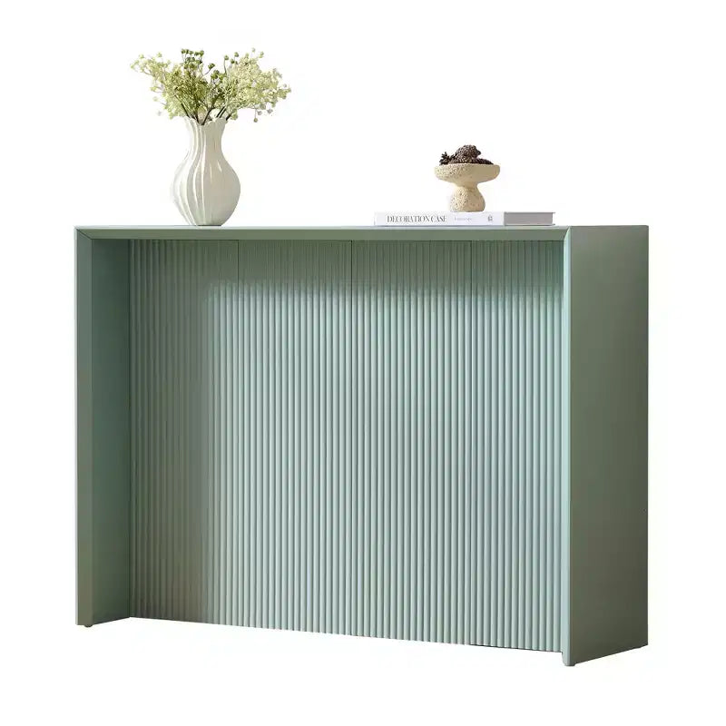 Kings Brand Furniture Lira – Console contemporaine avec façade ondulée