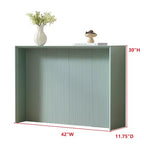 Kings Brand Furniture Lira – Console contemporaine avec façade ondulée