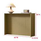 Kings Brand Furniture Lira – Console contemporaine avec façade ondulée