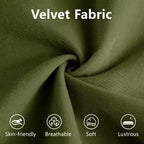 Canapé moderne deux places MAYEERTY avec accoudoirs rembourrés, oreillers lombaires et coussins décoratifs pour salon, couloir, chambre, vert olive