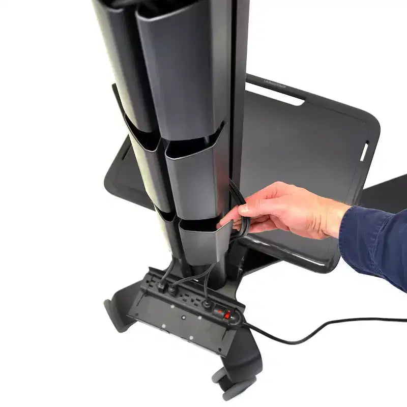 Chariot mobile Ergotron Neo-Flex Mobile MediaCenter VHD pour écran TV réglable