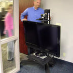 Chariot mobile Ergotron Neo-Flex Mobile MediaCenter VHD pour écran TV réglable