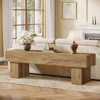 Meuble TV Lantine 63 pouces, meuble de divertissement style ferme et table console basse pour TV 55/60/65 pouces, salon