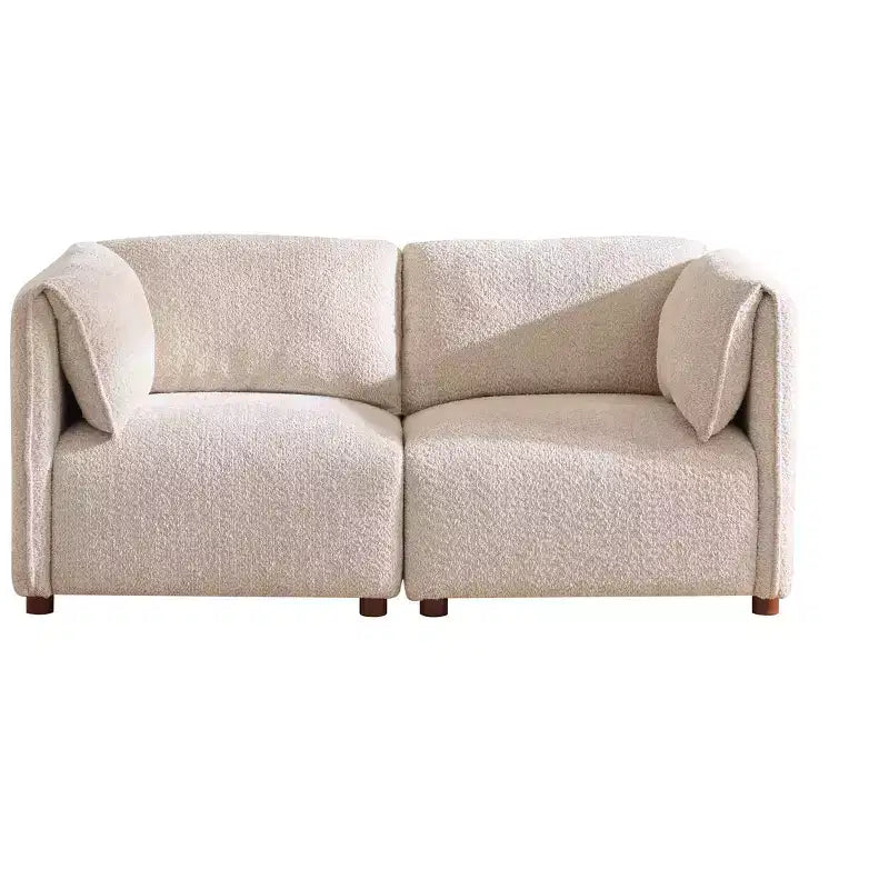 Christopher Knight Home Dominika Canapé sectionnel moderne 2 places en bouclé de 66 po