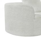 Canapé d'angle moderne incurvé de 295 cm avec éponge haute densité, revêtement perle, pour salon