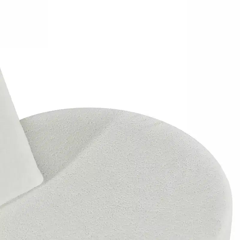 Canapé d'angle moderne incurvé de 295 cm avec éponge haute densité, revêtement perle, pour salon