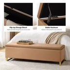 Banc de rangement Amalia avec deux poufs et motifs tissés en losange|ART OF LIVING DESIGNS